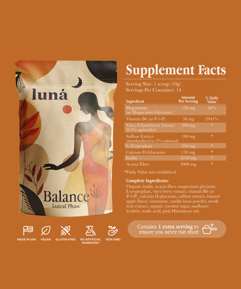 Luna Balance: Luteal Phase 140g Supplement Powder